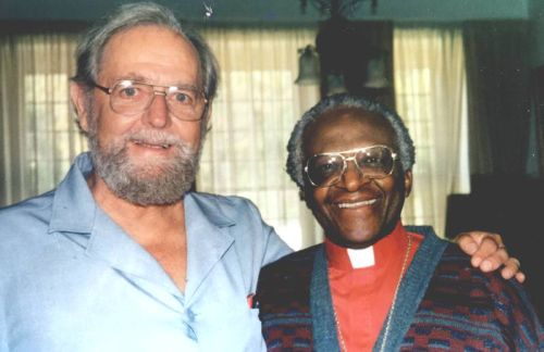 Theo Kotze and Archbishop Desmond Tutu